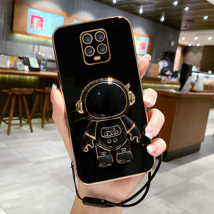 COROGI%20for%20Xiaomi%20Redmi%20Note%209%20Pro%20Max%20Back%20Cover%20Cartoon%20Astronaut%20Folding%20Stand%20Stylish%206D%20Plating%20Square%20Bumper%20Case%20with%20Lanyard%20Soft%20Silicone%20Phone%20Cases%20Covers%20Pouch%20for%20Girls%20Boys%20-%20Image%203
