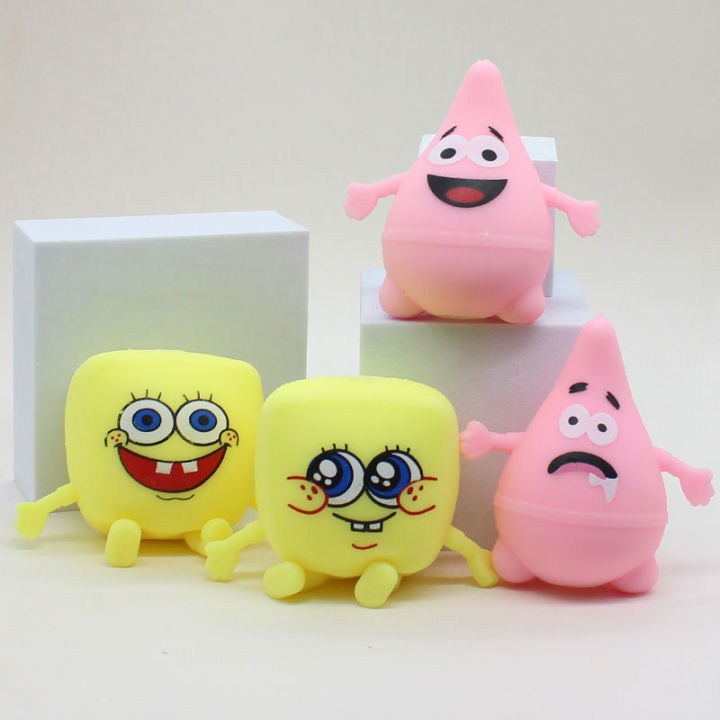 Patrick decompression toy SpongeBob SquarePants pinching music slow rebound student stress relief artifact office venting doll