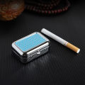 Portable Outdoor Travel Mini Ashtray Stainless Steel Sealed Pocket Storage Tray. 