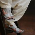 Latest Chappal design, Best Chappal, Mianwali Zari Chappal DA-21. 