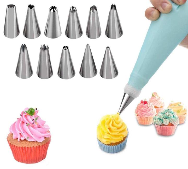 15pcs/pack Piping Nozzles Cake Decoration Tips 3d printer nozzle Biscuits Sugarcraft Pastry Baking Tool
