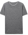Giordano men t-shirts casual tops linen-cotton tshirt knitted tee minimalism solid short sleeve crewneck 01059205. 