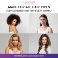 Keratin Hair Mask - Professional Treatment for Hair Repair, Nourishment & Beauty - Hair Mask - Vitamin Complex for All Hair Types - Keratin hair mask treatment. 
