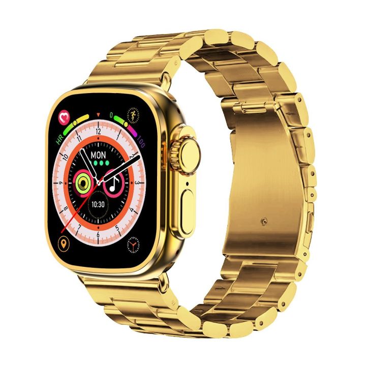C9 Ultra Max Gold Edition Color Smartwatch 2.1 Inch Screen