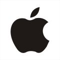 Apple Logo Sticker for Mobile. 