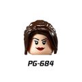 Star Wars Building Blocks PG8034 Hansoro PG682 PG685 Brick Figure Figurines Children's educational toys PG683. 