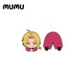2020 New Fullmetal Alchemist Stud Earring Anime Acrylic Earrings Resin Epoxy Jewelry Gifts Girls. 