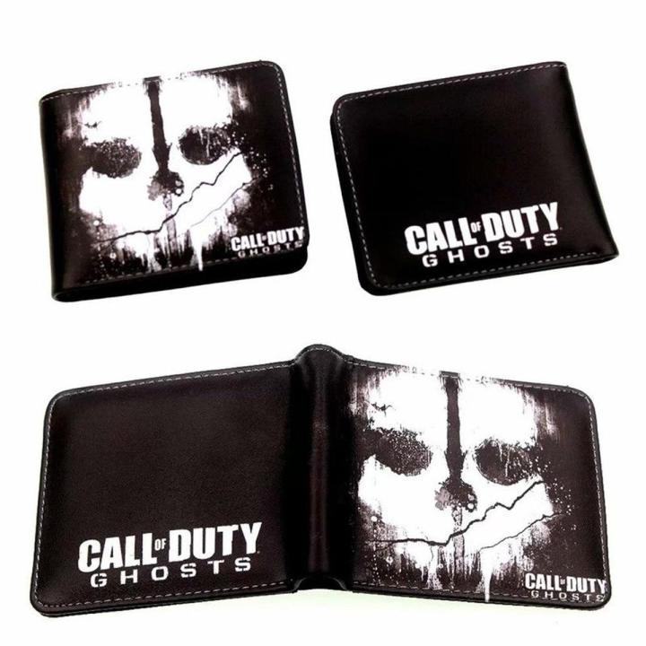 Cod Ewallet Game Call of Duty PU Men Wallet Short Bifold Photo Card ID/Credit Card ...