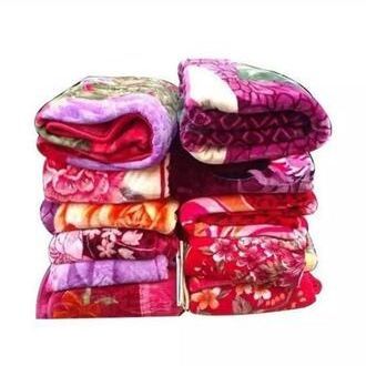 ac kambal fleece blankets export quality double bed king size new multi style