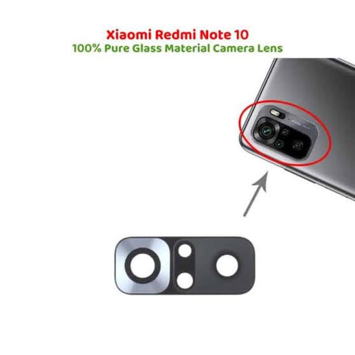 Lente Fotocamera Posteriore ARGENTO Per Xiaomi Redmi Note 10 4G