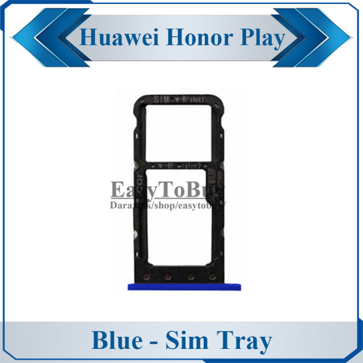 Huawei%20Honor%20Play%20SIM%20Tray%20Sim%20Jacket%20Sim%20Slot%20Sim%20Door%20For%20Huawei%20Honor%20Play%20-%20Blue%20-%20Image%203