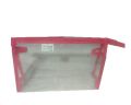 CUSTOMIZE Cosmetic Portable Makeup Pouch Makeup Organizer Beauty Bag Travel Pouch Transparent Cosmetic Case Skincare Storage Makeup Storage Durable Plastic Pouch Zippered Bag Water-Resistant Pouch Multi-Purpose Organizer Portable Storage Essential Carr. 
