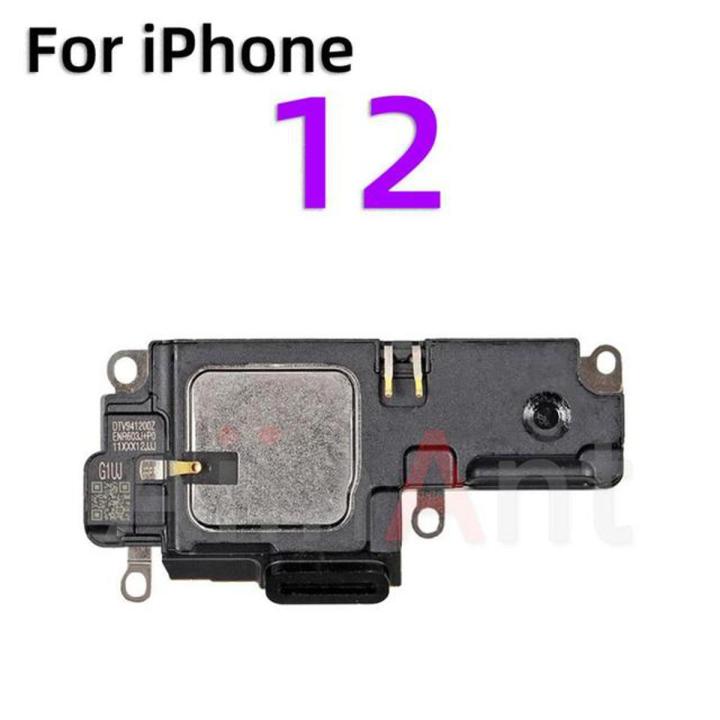 Original Bottom LoudSpeaker For iPhone X XR Xs 11 12 Pro Max mini Loud Phone Sound Buzzer Ringer Speaker Flex Cable Phone Parts