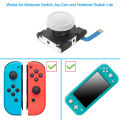2-Pack Replacement Joystick Analog Thumbstick Part for Nintendo Switch Lite Joy-Con Controller - with Repair Tool Kit. 