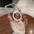 Original Transparent Magnetic For Magsafe Wireless Charger Case For iPhone 14 Pro Max Cover Accessories. 