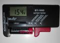 Battery / Cell Tester for 1.5v AA AAA C D type 9v battery. 