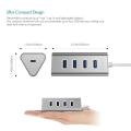 dodocool Aluminum 4 in 1 USB Type C OTG Hub Multiport Adapter with 3 USB 3.0 Ports and PD Power Delivery Charging Port,Thunderbolt 3 USB-C Dock Dongle for MacBook Pro 2016 2017,Plug and Play. 
