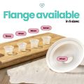 Ornavo S1 Wearable Electric Breast Pump – Handsfree, Fits in Bra, 3 Modes (Stimulate, Express, Mixed), Multiple Flange Sizes (19/21/24/28mm), Pain-free Silicone Breastfeeding Pump for Mother Feeding, 40 db low sound pumping. 