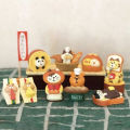 Livecity Miniature Cat Baking Version Decoration Compact Japanese Zakka Cat Figure for Home Decor. 