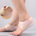 Silicone Invisible Inner Height Insoles Outdoor Foot Protection Pad Heel Cushion BAWEI. 