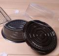 6 Inch Round Cake Containers Pack of 12| Clear Plastic Cake Container | 6" Disposable Plastic Cake Take Out Holders 24 Pcs.-12 Domes & 12 Bases. 