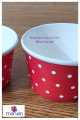 [100pcs/pack] Disposable Ice Cream Scoop Paper Cup (80ml/3oz). 