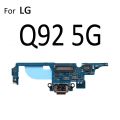 USB Charging Port Dock Plug Connector Charger Board Microphone Flex Cable Parts For LG Q7 Plus Alpha Q7a Q8 Q9 Q51 Q61 Q92 5G. 