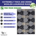 Natural Woolen Carpets and  Rugs made of pure Wool Dimensions 99 cm x 152 cm. 