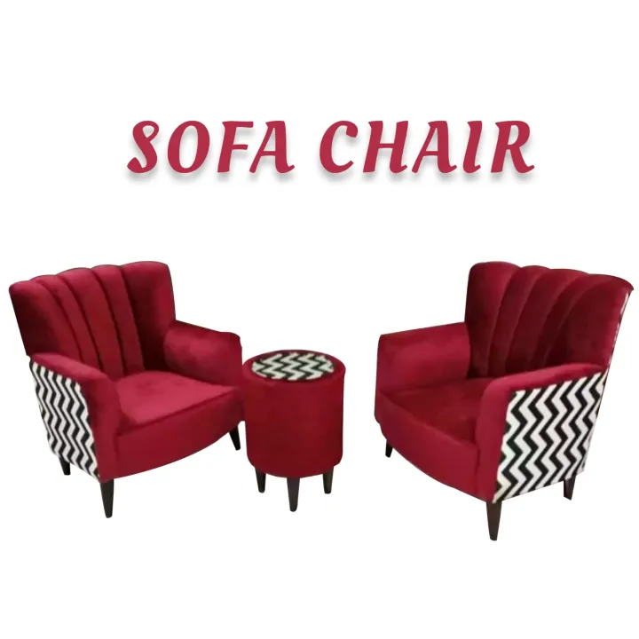 2%20Modern%20Sofa%20Chair%20Khach%20One%20Seater%20Fabric%20Red%20Velvet%20Colour%20%7BSpecial%20Offer%20available%7D%20-%20Image%202