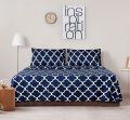 Bedsheet Flat Sheet Soft Microfiber Fabric Polycotton Printed Bed Sheet With Pillow Cover. 