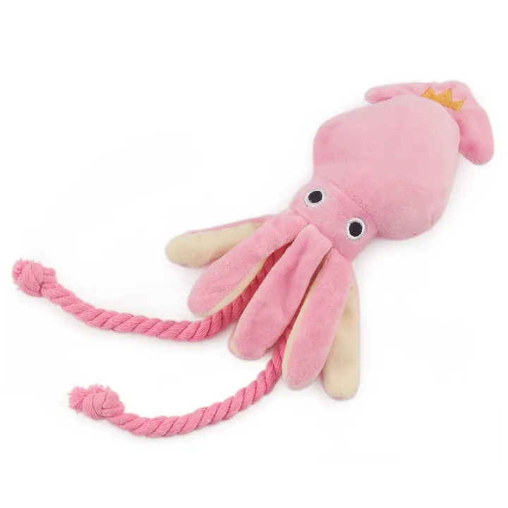 %E3%80%90Footprint%E3%80%91%20Cute%20Squid%20Small%20Dog%20Toy%20Sound%20BB%20Plush%20Pet%20Puppy%20Rope%20Toys%20Pink%20Chew%20Squeak%20Toys%20For%20Cat%20-%20Image%202