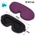 【Footprint】 3D Memory Foam Silk Sleep Mask Soft Women Men Eye Patches Comfort Three Dimensional Design Face Mask Eyeshade Night Breathable. 