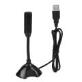 Mini Condenser USB 2.0 Microphone Flexible Desktop Stand Mic for PC Laptop. 