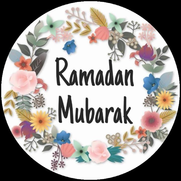 50 Pcs Ramadan Mubarak Stickers Decoration Gift Ramadan Kareem