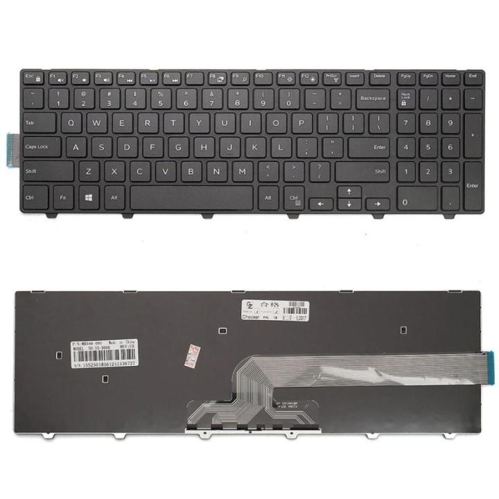 Laptop Notebook Keyboard For DE Inspiron    5559   P/N  NSK-LR0SC – Black