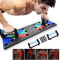Foldable Power Push Up Board | 9 in 1 System Push up Rack Board for Home Exercise & Fitness Workout | Biceps Back Board Gym Equipment | Pushes Exercise Stand for Bicep, Triceps Shoulder | Push ups arm blaster rod hand fold able fun.. 