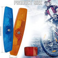 8 Piece Bicycle Reflector Set, Bicycle Reflectors Front Rear Set, Bicycle Reflectors Front and Rear Reflectors Rear Reflectors Bicycle for Mountain Bike Road Bike. 