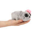 Plush Hamster Toy Cute Musical Bowknot Hamster Plush Toy Perfect Home Decor Gift for Kids Adults Stuffed Hamster Toy. 