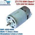 High-Power ZT-775 50W Class F DC Motor (12V–24V). 