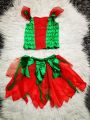 Baby dress in two pieces (stretchable blouse and skirt) , tomato costume , watermelon costume , strawberry costume .. 