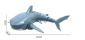 RC Shark Electro Shark Fish Boat Durable Electric Racing Shark Swimming Pool Toy Gifts for Adult Kids-KS. 
