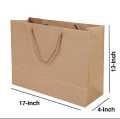 Paper Bags 17 X 13 X 4 Gift Bags, Party Bags, Shopping Bags, Kraft Bags, Retail Bags, Merchandise Bags, Brown Paper Bags with Handles Bulk 110Grams. 