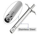 Electronic Stove Lighter / Pen Spark Lighter - Kitchen Lighter, Stainless Steel, No Batteries gas igniter, No Cells, No Refill Required, Pulse Ignitor, Durable – Silver. 