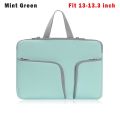 【BestGO】Fashion Laptop Bag Double Zip Soft Handbag Laptop Case Case 11 13 14 15 17inch. 