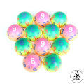 Alsimba 1 Pcs Digital Numbers Rainbow Soft Foam Balls for Kids - High Density Foam Ball For Over 3 Years Old Kids Soft Lightweight Easy To Grip Indoor Training Ball. 