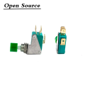 DS-438 DS-438 Momentary Red /Green Push Button Actuator Micro Limit Switch 12mm Push Button Switch 6.3mm Contact. 
