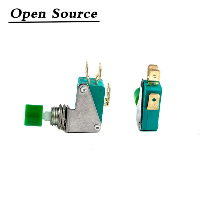 DS-438 DS-438 Momentary Red /Green Push Button Actuator Micro Limit Switch 12mm Push Button Switch 6.3mm Contact