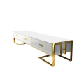 Rectangular Living Lounge Bedroom LED Wall Console Table | Modern TV Stand, Wooden TV Unit, and LED Media Console Table for a Stylish Living Experience. 