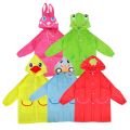 【Footprint】 Raincoat Kids Cartoon Animal Style Waterproof Kids Raincoat Baby Raincoat For Children Rain Coat Rainwear Rain Coat Kids. 