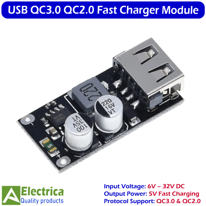 USB%20QC3.0%20QC2.0%20DC-DC%20Buck%20Converter%206V%E2%80%9332V%20to%205V%20Fast%20Mobile%20Charging%20Module%20with%20Overcurrent%20Protection%20by%20Electrica%20-%20Image%205
